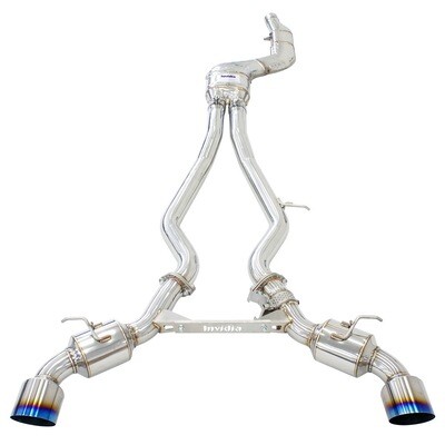 INVIDIA - Dual N1 Cat-Back Exhaust w/Ti Straight Cut Tips (Supra A90 19+)