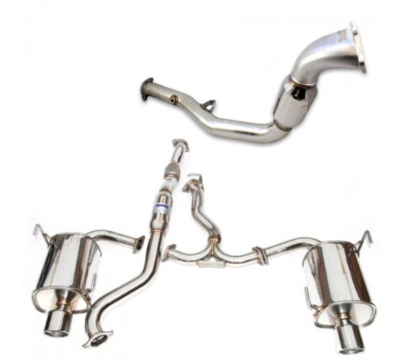 INVIDIA - Q300 Turbo Back Exhaust (WRX/STi 08-10 Hatch)