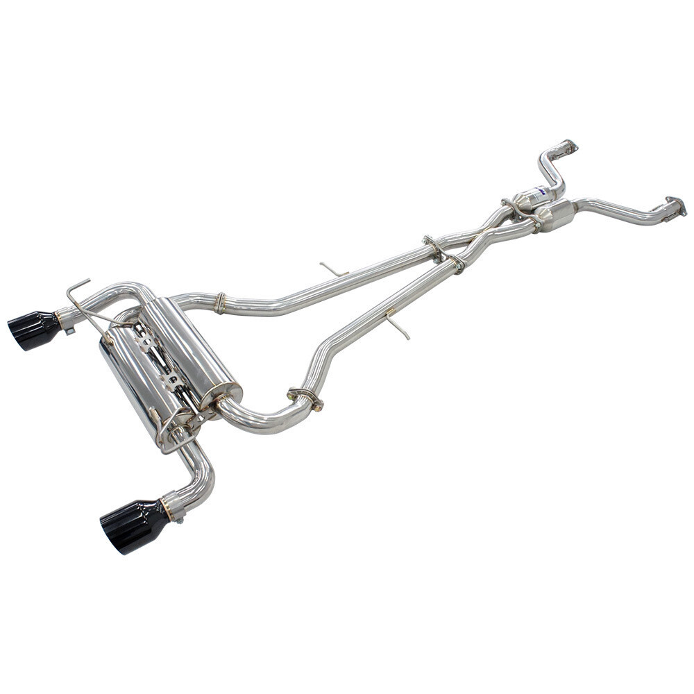 INVIDIA - Gemini Cat Back Exhaust with SS Straight Cut Tips (370Z 09-21)