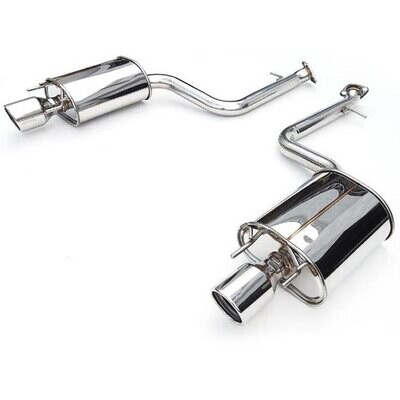 INVIDIA - Cat-Back Exhaust w/Oval Rolled Ti Tips (Golf R 13-17)