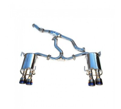 INVIDIA - Q300 Cat Back Exhaust w/SS Rolled Tips (WRX/STI 11-21)