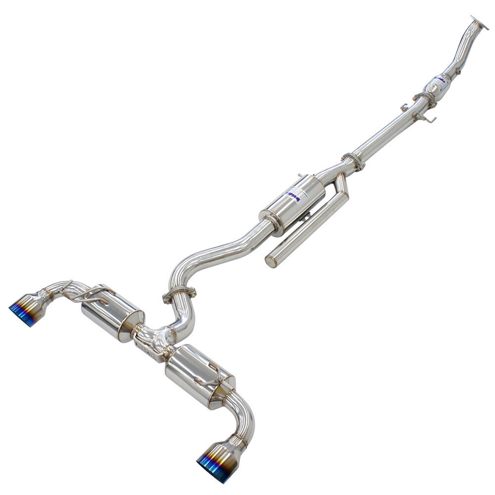 INVIDIA - Polished Rolled Tips Suit Gemini Catback Single (Skyline 01-13/350Z 02-09)