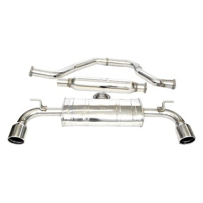 INVIDIA - Q300 Cat-Back Exhaust w/SS Tips (Golf R 13-17)