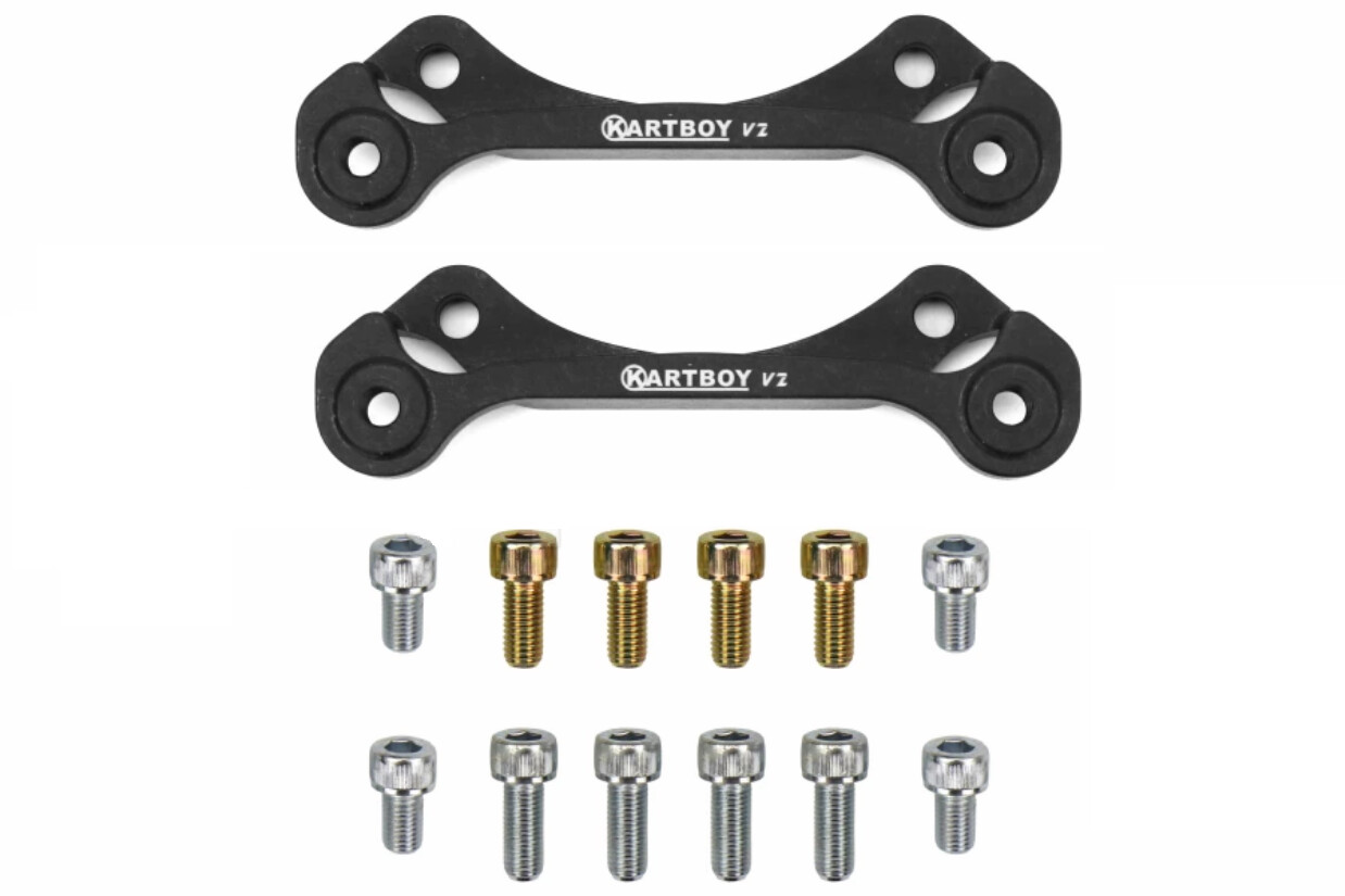 KARTBOY - Big Brake Adapters V2 - 2 Pot Rear (inc. WRX 94-07/ 2000-09 Liberty GT)