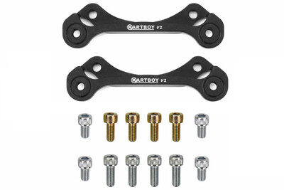 KARTBOY - Big Brake Adapters V2 - 2 Pot Rear (inc. WRX 94-07/ 2000-09 Liberty GT)