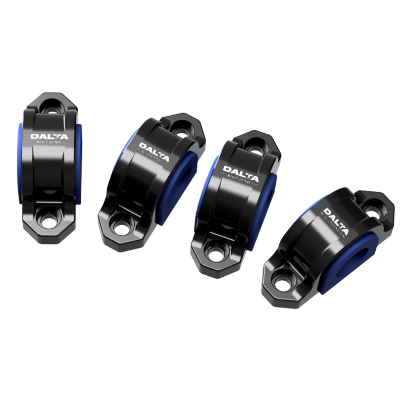 DALTA Billet Front and Rear Sway Bar Brackets BA/BF