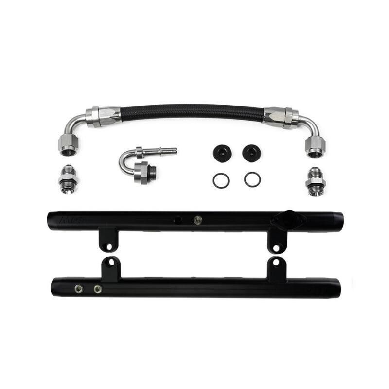 DEATSCHWERKS - 3 Valve Fuel Rail with Crossover (Mustang GT 05-10)