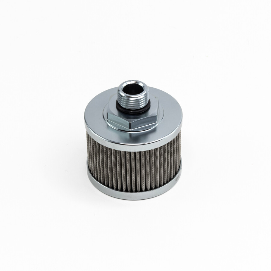 DEATSCHWERKS - Stainless Steel 100 Micron Fuel Pump pre-Filter -8AN to Suit 9-350