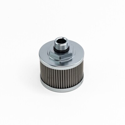 DEATSCHWERKS - Stainless Steel 100 Micron Fuel Pump pre-Filter -8AN to Suit 9-350