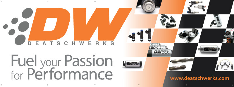 DEATSCHWERKS - High Performance Fuel Systems Banner - 36&quot; x 96&quot;