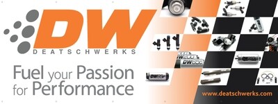 DEATSCHWERKS - High Performance Fuel Systems Banner - 36&quot; x 96&quot;