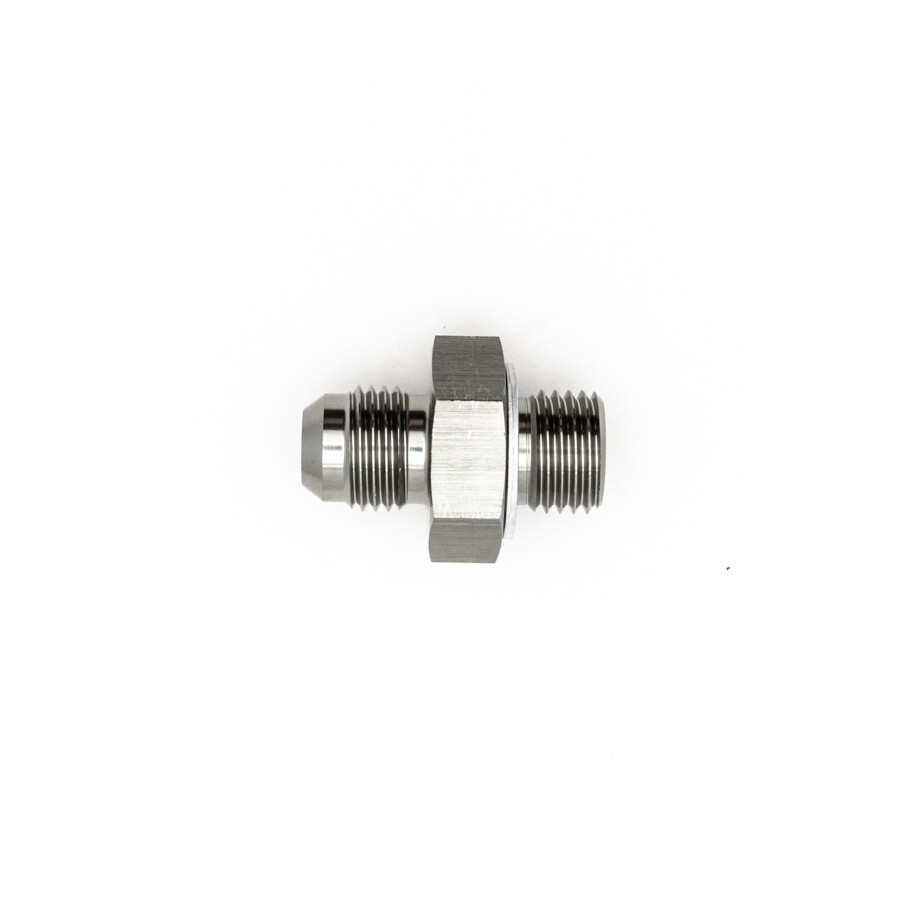 DEATSCHWERKS - 6AN Male Flare to M14 X 1.5 Male Metric Adapter w/Crush Washer