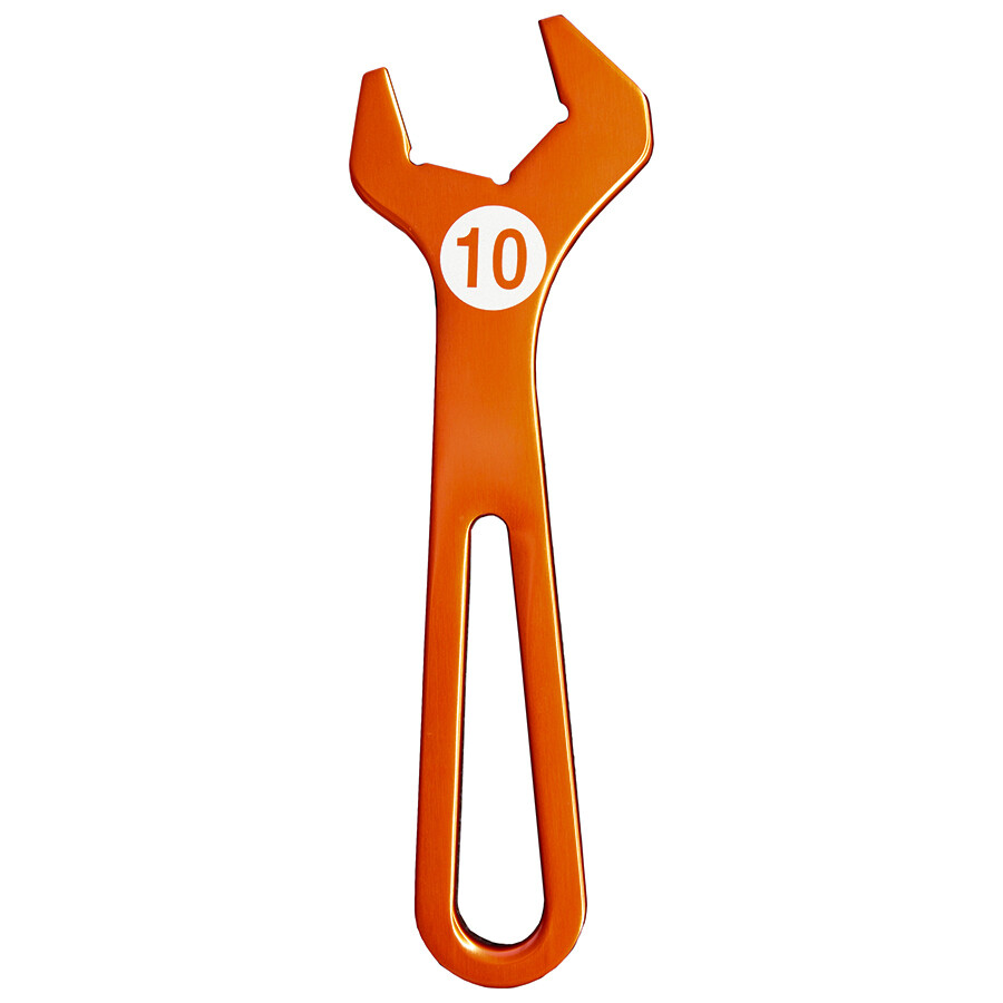 DEATSCHWERKS - Orange Anodized T6061 Aluminum Hose End Wrench - 10AN