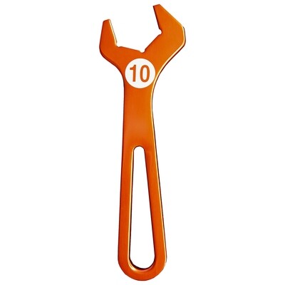 DEATSCHWERKS - Orange Anodized T6061 Aluminum Hose End Wrench - 10AN