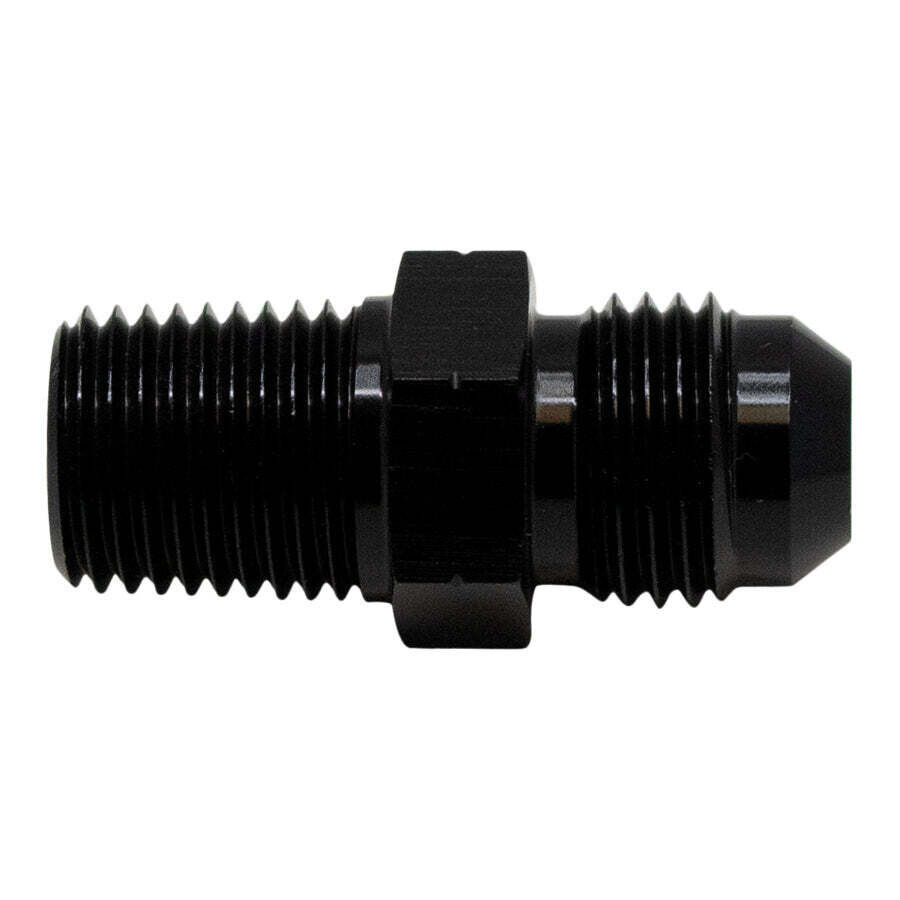 DEATSCHWERKS - 6AN Male Flare to 1/4 Inch Male NPT Adapter Anodized Matte Black