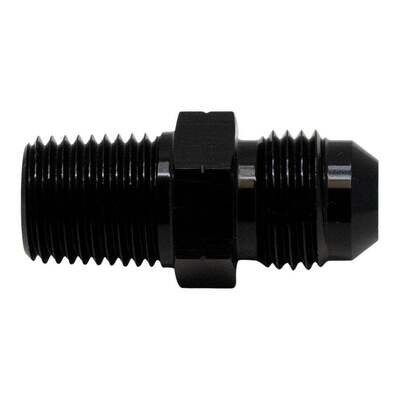 DEATSCHWERKS - 6AN Male Flare to 1/4 Inch Male NPT Adapter Anodized Matte Black