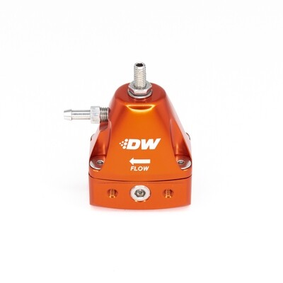DEATSCHWERKS - DWR1000iL In-Line Adjustable Fuel Pressure Regulator - Orange