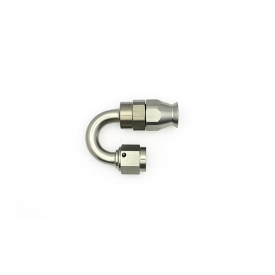 DEATSCHWERKS - 180 Deg 6AN Female Swivel PTFE Hose End w/Olive Insert