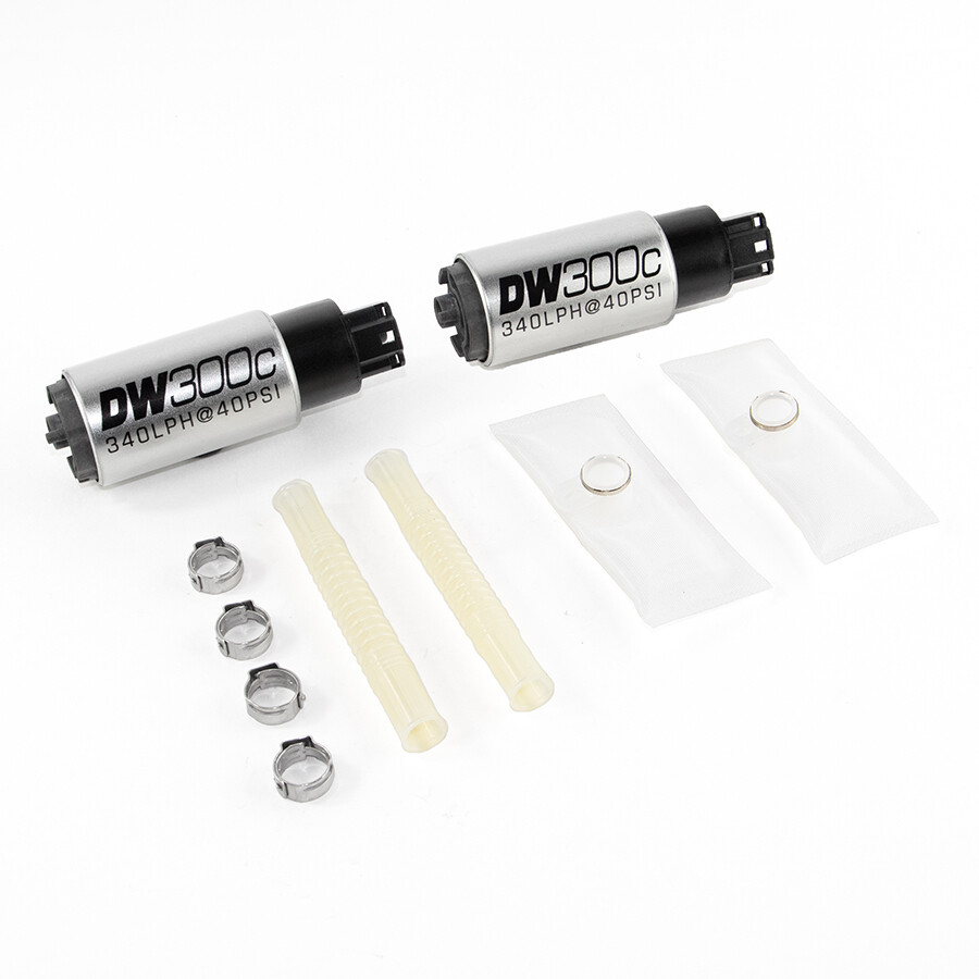 DEATSCHWERKS - DW300C 340lph Compact Fuel Pump w/Install Kit (Mustang 03-04)