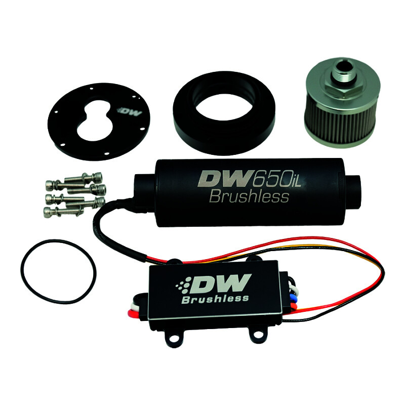DEATSCHWERKS - In-Tank Pump Adapter + DW650iL Brushless 650lph Fuel Pump, for 3.5L Surge Tank