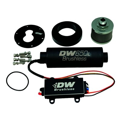 DEATSCHWERKS - In-Tank Pump Adapter + DW650iL Brushless 650lph Fuel Pump, for 3.5L Surge Tank