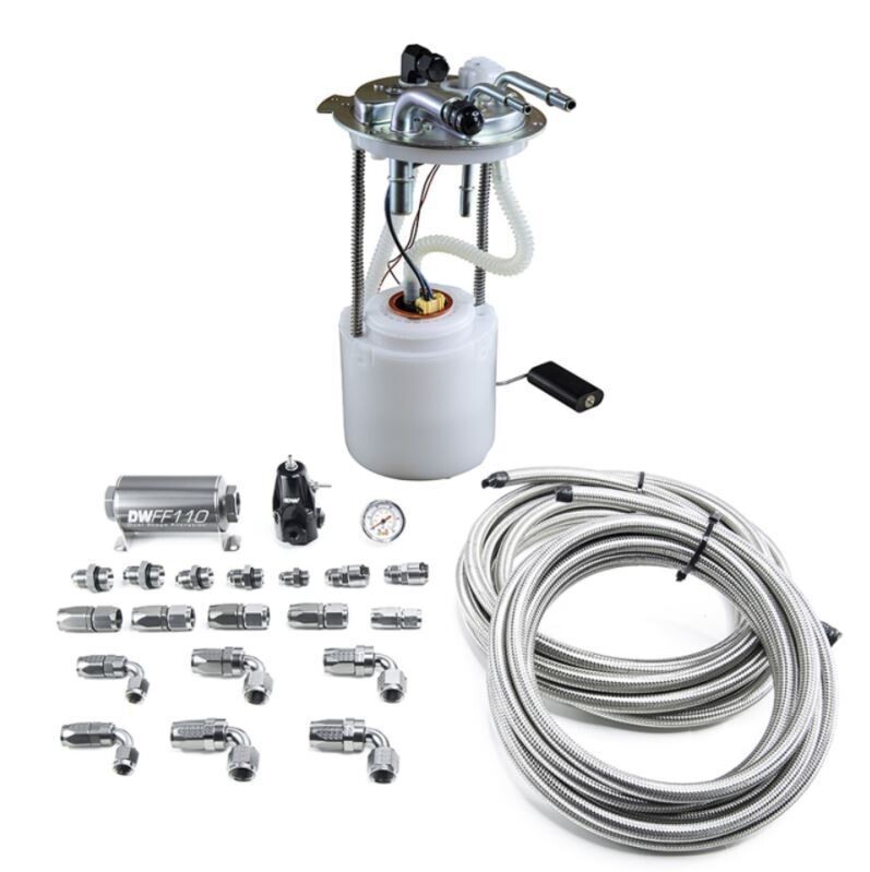 DEATSCHWERKS - DW400 Pump Module w/CPE Plumbing Kit (Suburban/Avalanche/Escalade 05-19)