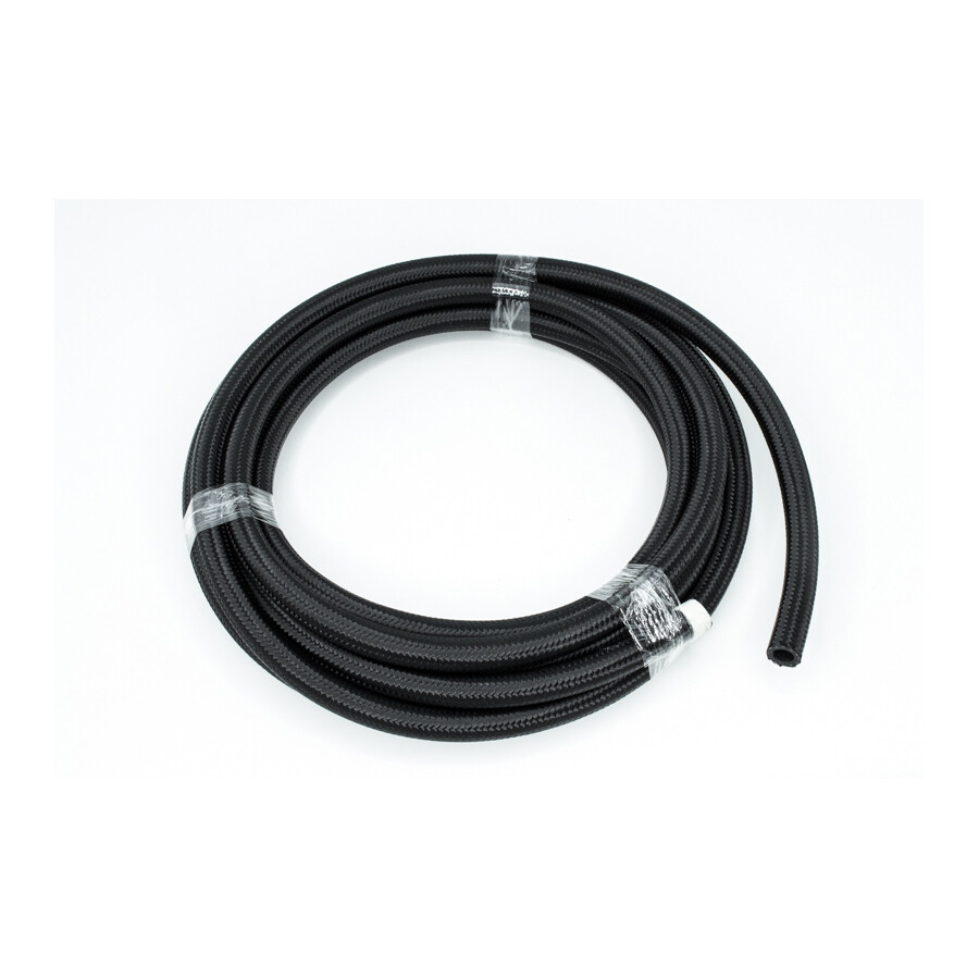 DEATSCHWERKS - 8AN Black Nylon Braided CPE Hose - 20 Feet
