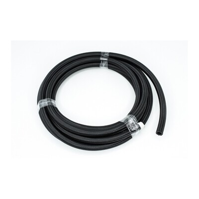 DEATSCHWERKS - 8AN Black Nylon Braided CPE Hose - 20 Feet