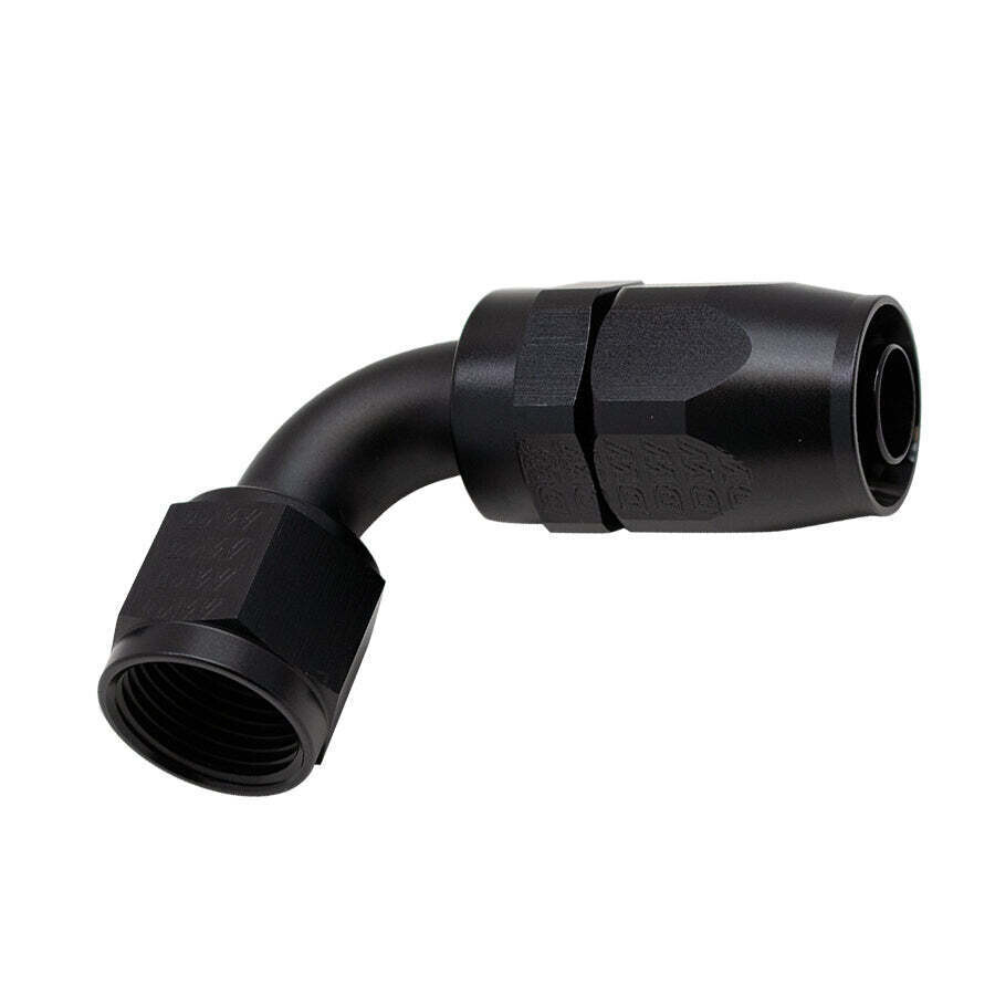 DEATSCHWERKS - 10AN Female Swivel 90-Degree Hose End CPE Anodized Matte Black
