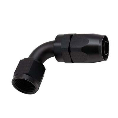 DEATSCHWERKS - 10AN Female Swivel 90-Degree Hose End CPE Anodized Matte Black