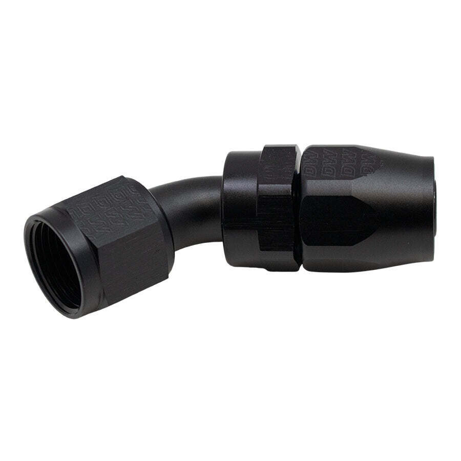 DEATSCHWERKS - 10AN Female Swivel 45-Degree Hose End CPE Anodized Matte Black