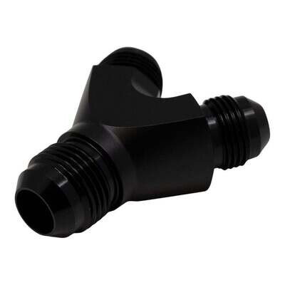 DEATSCHWERKS - 8AN to 8AN to 10AN Y Block Fitting Anodized Matte Black