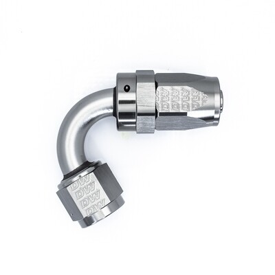 DEATSCHWERKS - Titanium 120 Deg 8AN Female Flare Swivel CPE Hose End