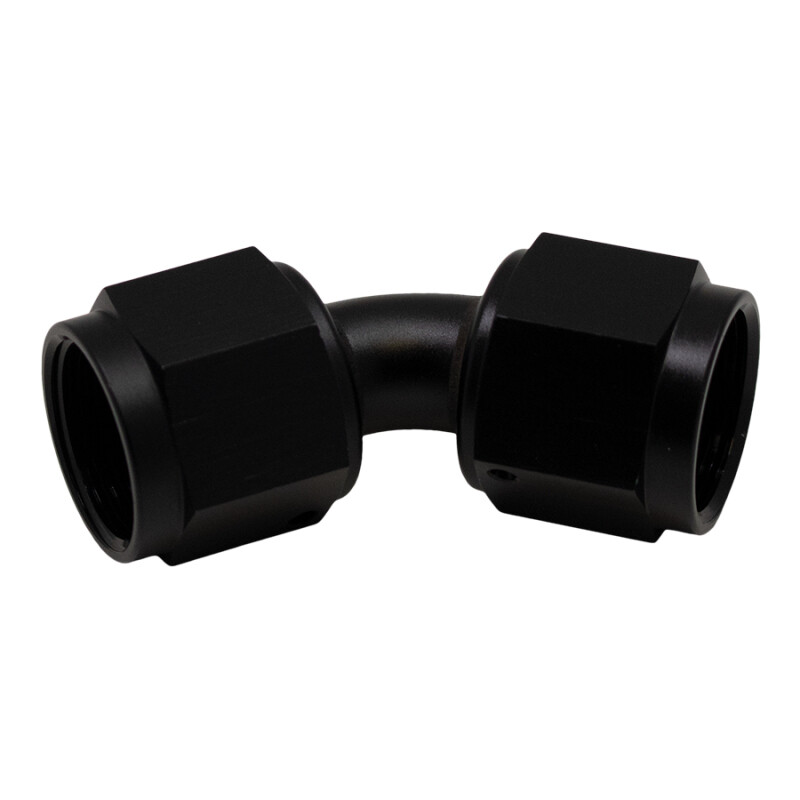 DEATSCHWERKS - 8AN 45-Degree to 8AN 45-Degree Coupler Anodized Matte Black