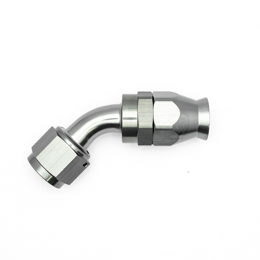 DEATSCHWERKS - 45 Deg 10AN Female Swivel PTFE Hose End w/Olive Insert