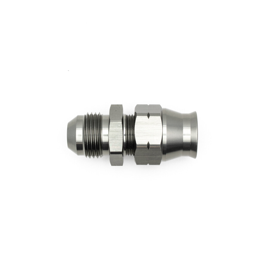 DEATSCHWERKS - 8AN Male Flare to 1/2&quot; Hardline Compression Adapter w/Olive Insert