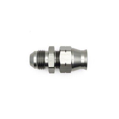 DEATSCHWERKS - 8AN Male Flare to 1/2&quot; Hardline Compression Adapter w/Olive Insert