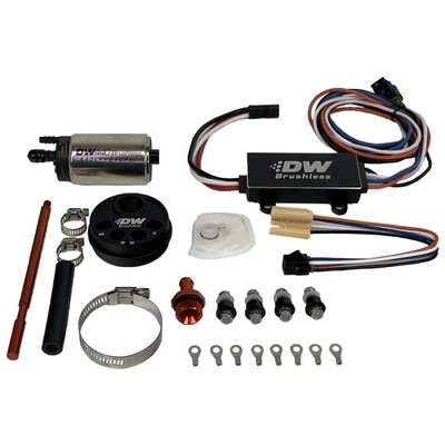 DEATSCHWERKS - In-Tank Pump Adapter + DW440 Brushless and Controller 440lph Fuel Pump, for 3.5L Surge Tank