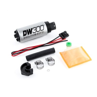 DEATSCHWERKS - DW300 340lph In-Tank Fuel Pump w/Install Kit (Silvia 89-94/Q45 91-01)