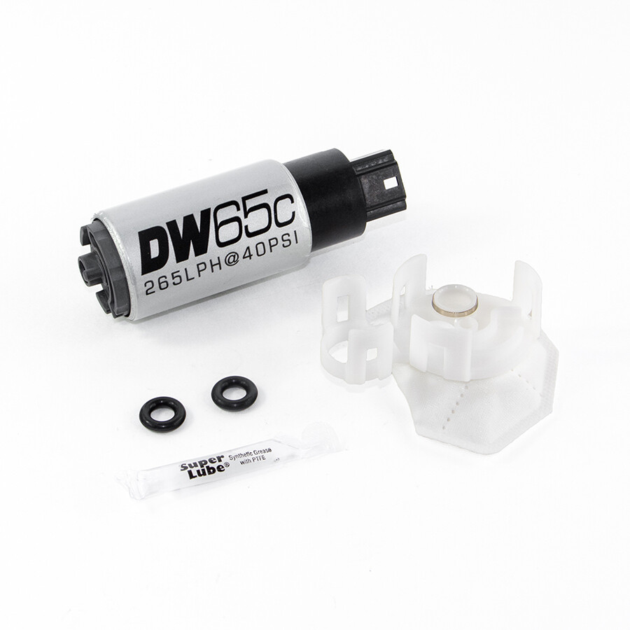 DEATSCHWERKS - DW65C 265lph Compact Fuel Pump w/Install Kit (Evo X/Accord 13-17)