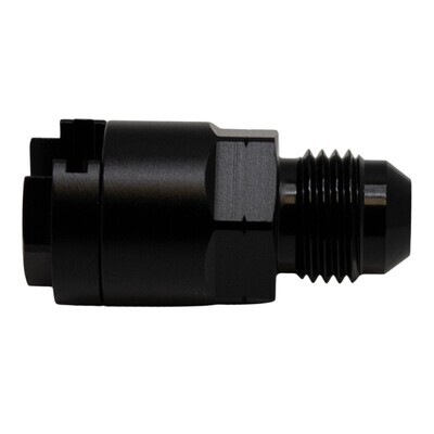 DEATSCHWERKS - 6AN Male to 5/16 EFI Quick Connect Adapter Anodized Matte Black