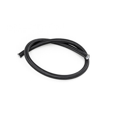 DEATSCHWERKS - 6AN Black Nylon Braided PTFE Hose - 3 Feet