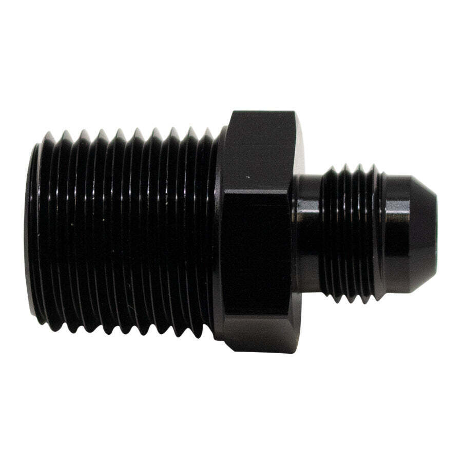DEATSCHWERKS - 6AN Male Flare to 1/2 Inch Male NPT Adapter Anodized Matte Black