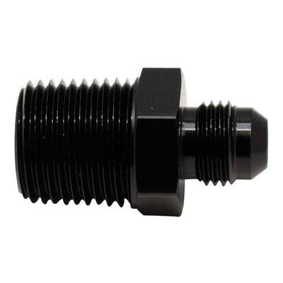 DEATSCHWERKS - 6AN Male Flare to 1/2 Inch Male NPT Adapter Anodized Matte Black