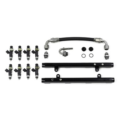 DEATSCHWERKS - Coyote 5.0 Fuel Rails w/Crossover + 1000cc/min Injectors (Mustang/F-150 11-17)