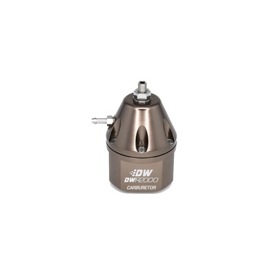 DEATSCHWERKS - DWR2000 Carburetor 3-20 psi Adjustable Fuel Pressure Regulator - Titanium