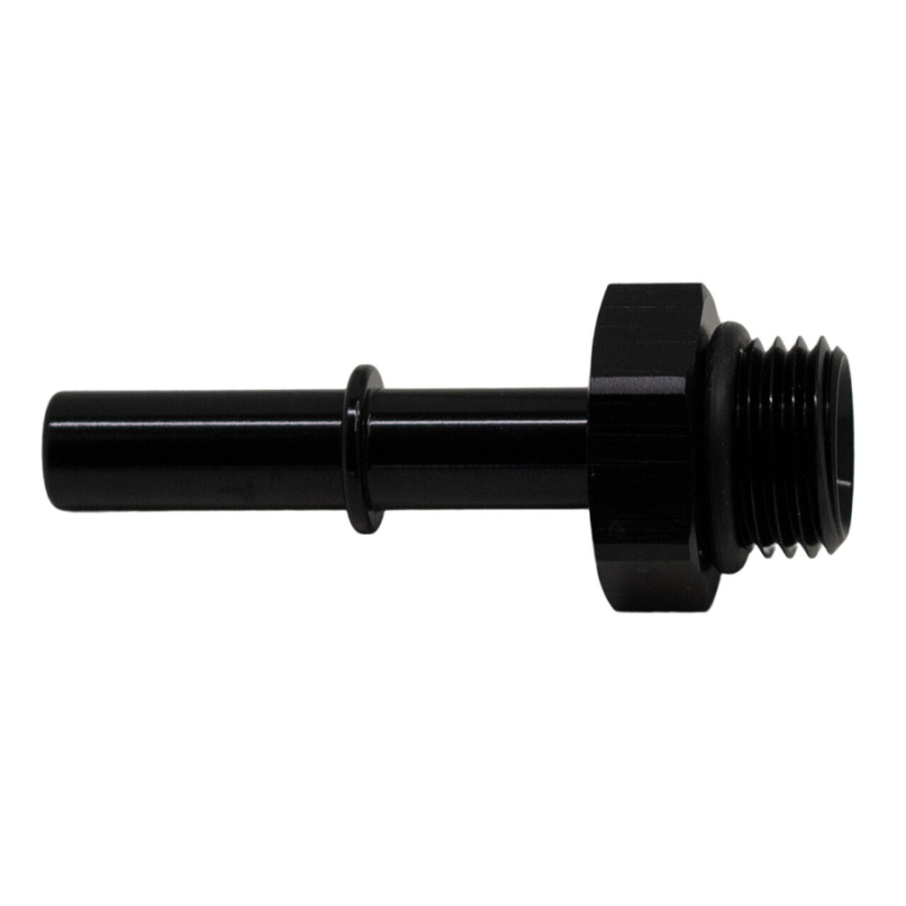 DEATSCHWERKS - 6AN to 5/16 EFI Quick Connect Adapter Anodized Matte Black