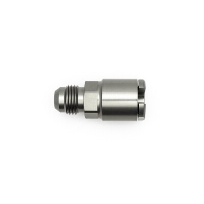DEATSCHWERKS - 6AN Male Flare to 1/4&quot; Female EFI Quick Connect Adapter