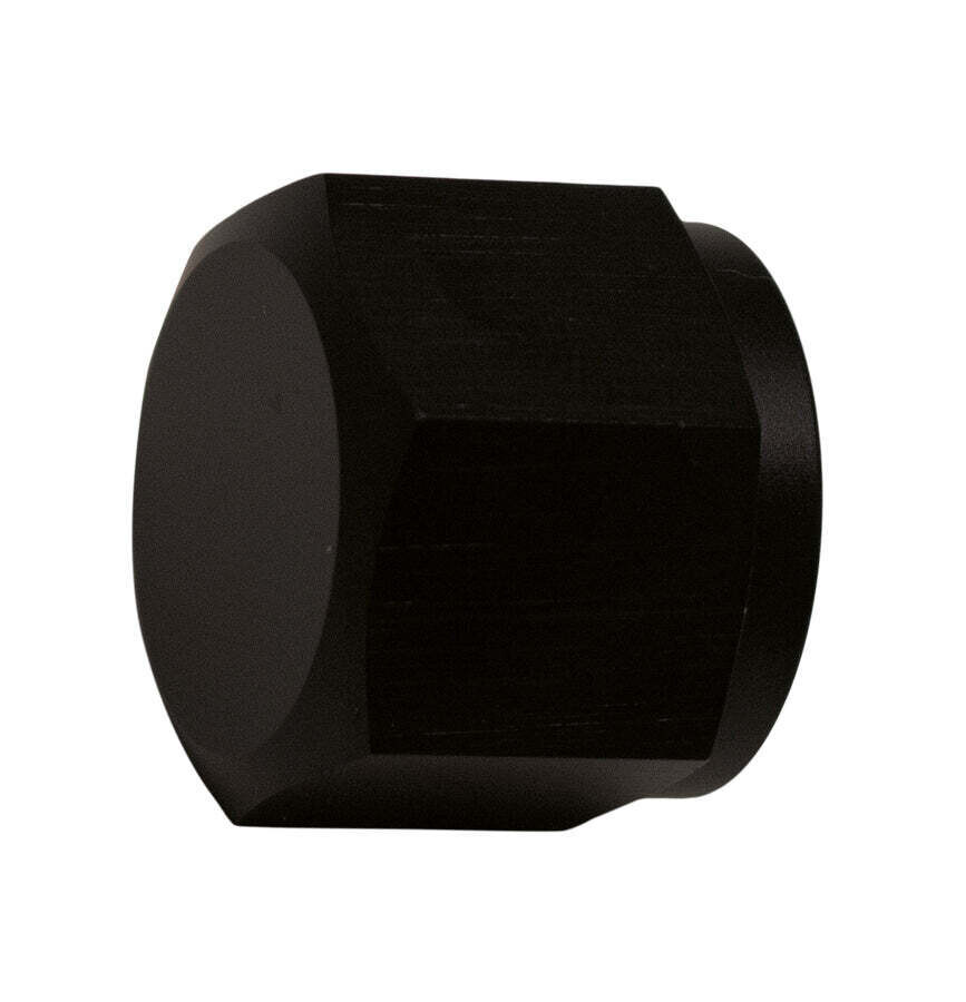 DEATSCHWERKS - 8AN Female Flare Cap Anodized Matte Black