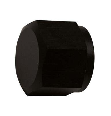 DEATSCHWERKS - 8AN Female Flare Cap Anodized Matte Black